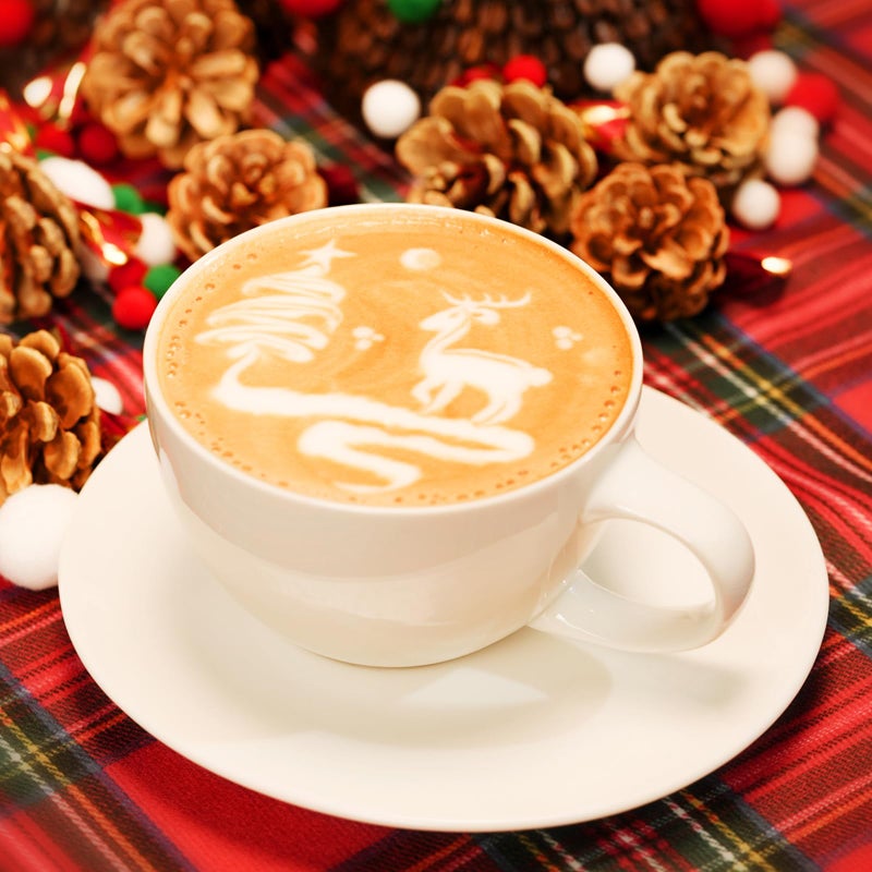 MHW-3BOMBER إبريق فن اللاتيه من الفولاذ المقاوم للصدأ لإعداد الحليب إبريق رغوة الحليب كوب إسبريسو مطبوخ إبريق باريستا (أبيض كريمي، 16.9 أونصة/500 مل) P5020W - Image 5