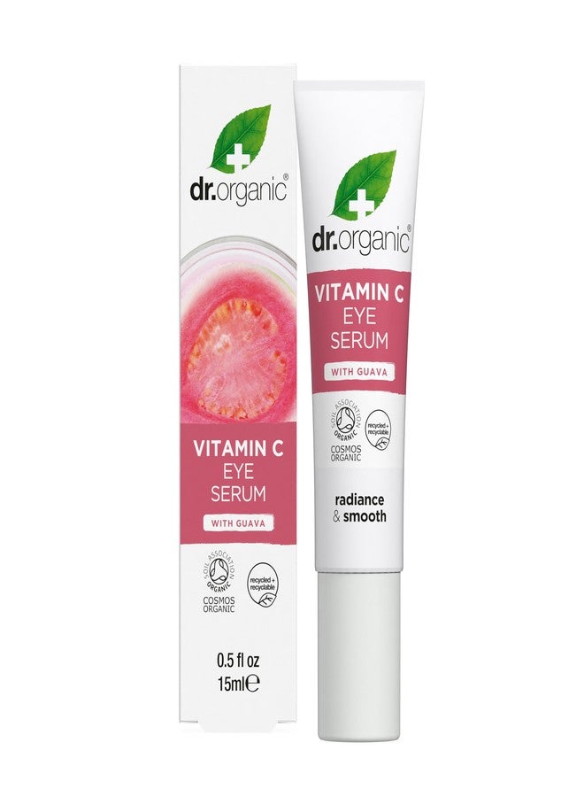 dr.organic Dr. Organic Vitamin C Eye Serum | Brightening & Illuminating for Dull Under Eyes, Vegan, Natural, Cruelty-Free, Paraben & SLS-Free, Certified Organic, 15 mL / 0.5 - Image 1