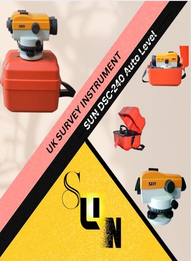 UK SURVEY INST SUN DSC-240 Auto Level – Surveying, Levelling & Measuring Instrument - Image 3