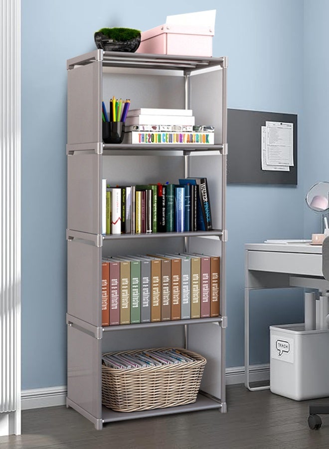 DUNISO 4 Cube Storage Organizer,Multi-Function Storage Cabinet,Closet Storage Shelves,DIY Bookshelf,Bookcase & Closet Organizer for Bedroom, Living Room, Office Space Saving & Easy Assembly - Image 3