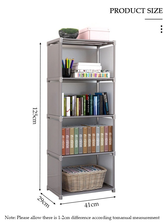 DUNISO 4 Cube Storage Organizer,Multi-Function Storage Cabinet,Closet Storage Shelves,DIY Bookshelf,Bookcase & Closet Organizer for Bedroom, Living Room, Office Space Saving & Easy Assembly - Image 2