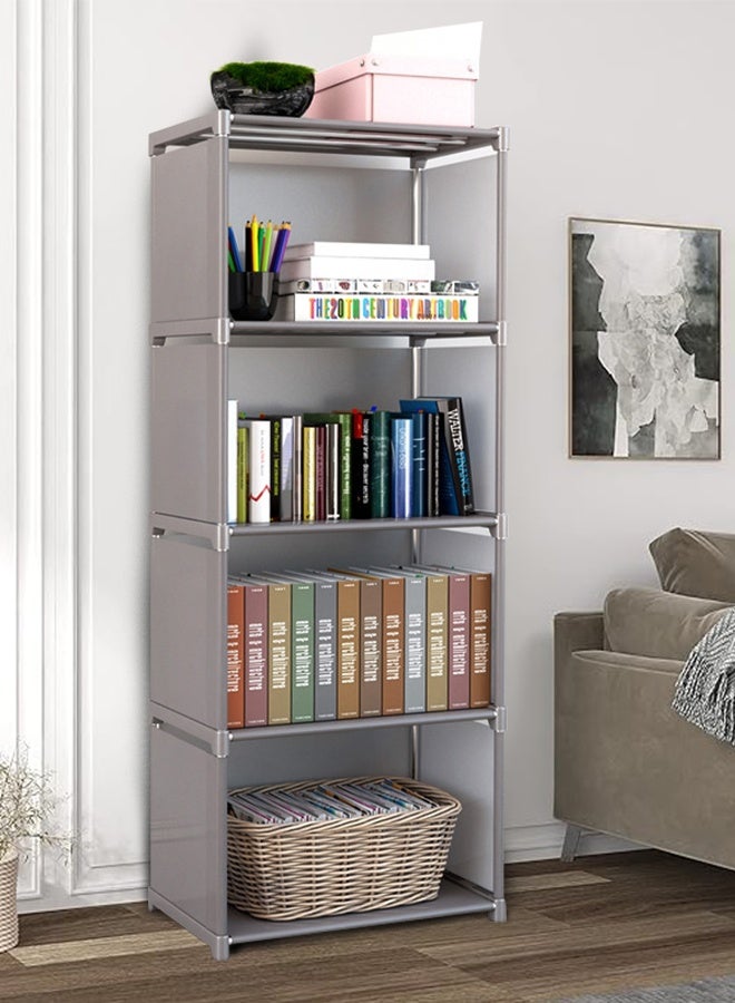 DUNISO 4 Cube Storage Organizer,Multi-Function Storage Cabinet,Closet Storage Shelves,DIY Bookshelf,Bookcase & Closet Organizer for Bedroom, Living Room, Office Space Saving & Easy Assembly - Image 5