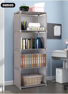 DUNISO 4 Cube Storage Organizer,Multi-Function Storage Cabinet,Closet Storage Shelves,DIY Bookshelf,Bookcase & Closet Organizer for Bedroom, Living Room, Office Space Saving & Easy Assembly  - Image 3