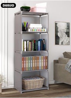 DUNISO 4 Cube Storage Organizer,Multi-Function Storage Cabinet,Closet Storage Shelves,DIY Bookshelf,Bookcase & Closet Organizer for Bedroom, Living Room, Office Space Saving & Easy Assembly  - Image 5