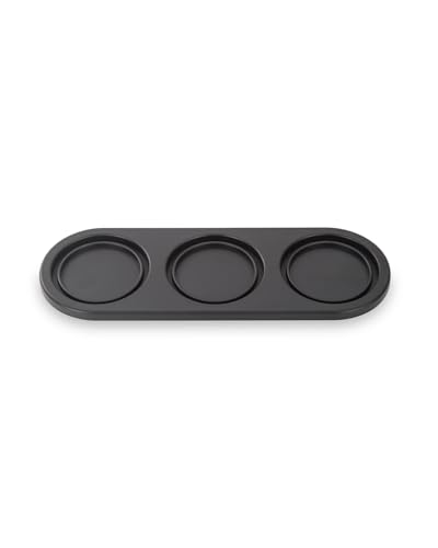 FinaMill Black Trio Stackable Tray Spice Rack for 3 FinaMill Pods Durable Kitchen Organizer for Spice Grinder BPAFree Easy to Clean Keeps Spices Neat and Accessible Home and Kitchen Gift Ideas