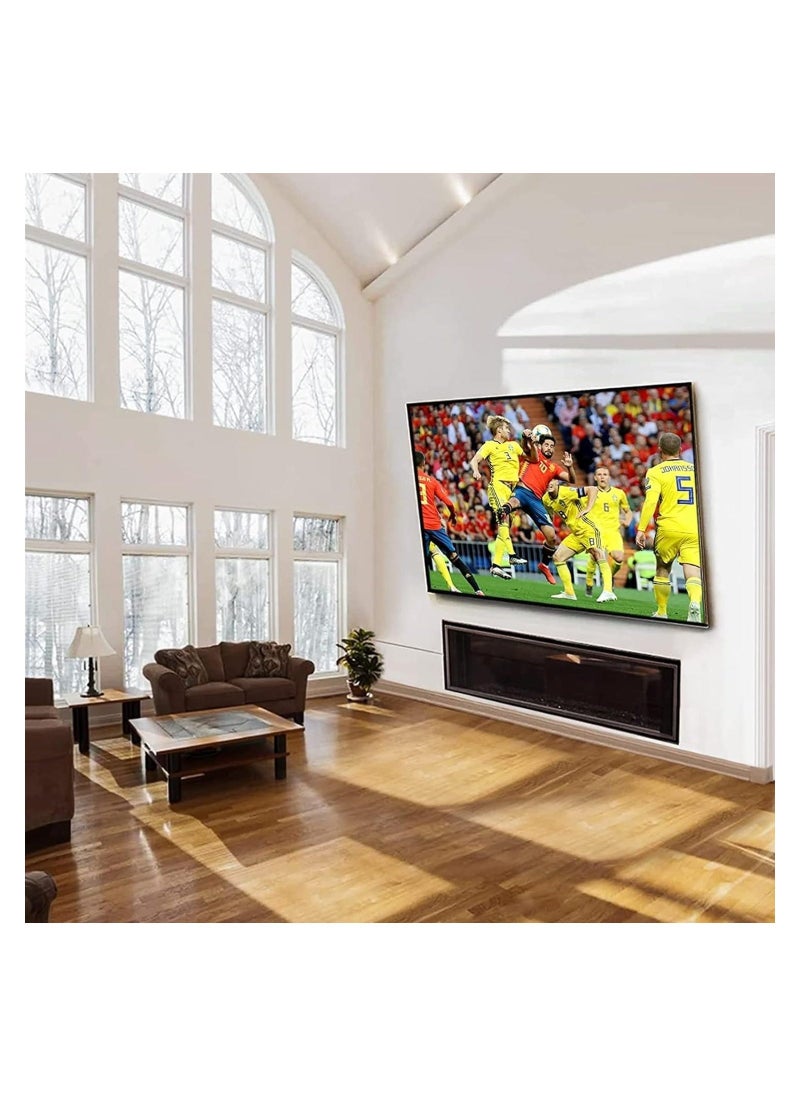 26" - 75" Fixed TV Wall Mount Bracket, Universal Tilt TV Heavy Duty Wall Mount Adjustable TV Stand for LED LCD OLED Plasma TV with Super Strong 50kg Weight Capacity VESA up to 700 x 400MM.  - Image 3