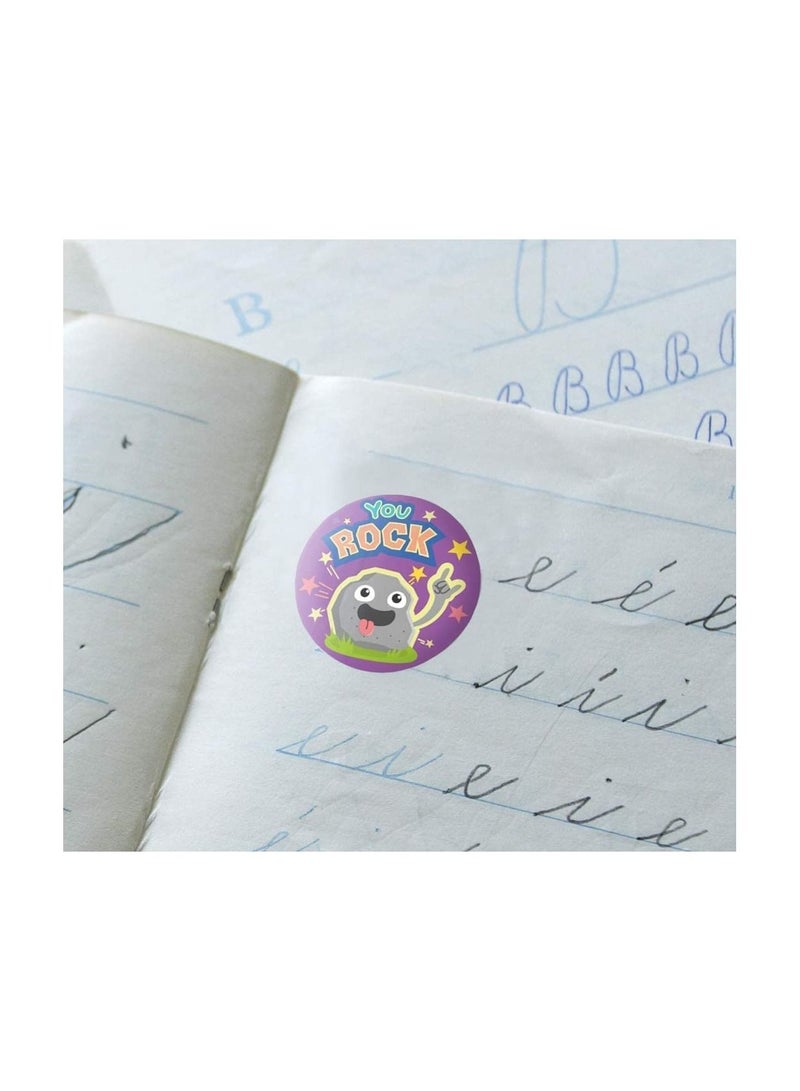 Sticker circle shapes of birds and animals to reward students, school stickers, 1008 adhesive stickers for children in 9 designs, school stickers 2.6 cm, school stickers on paper, teacher supplies in - Image 5