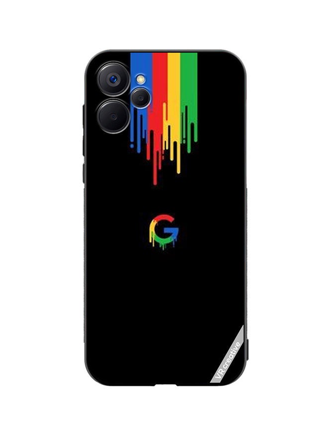 VR CREATIVE Protective Case Cover For Realme 9i 5G Google Design Multicolour - Image 1