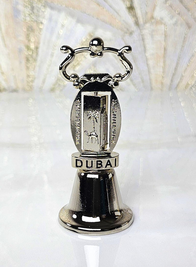 Souvenir Souq Metal Bell with Dubai iconic buildings — practical bell and memorable souvenir piece. - Image 1