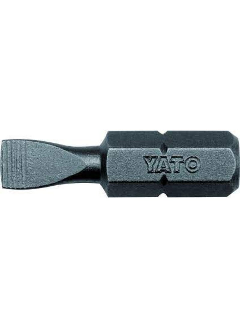 Yato YATO Screwdriver Bit 1/4"x25mm Slotted 5.5mm (5pcs/set) YT-7803 