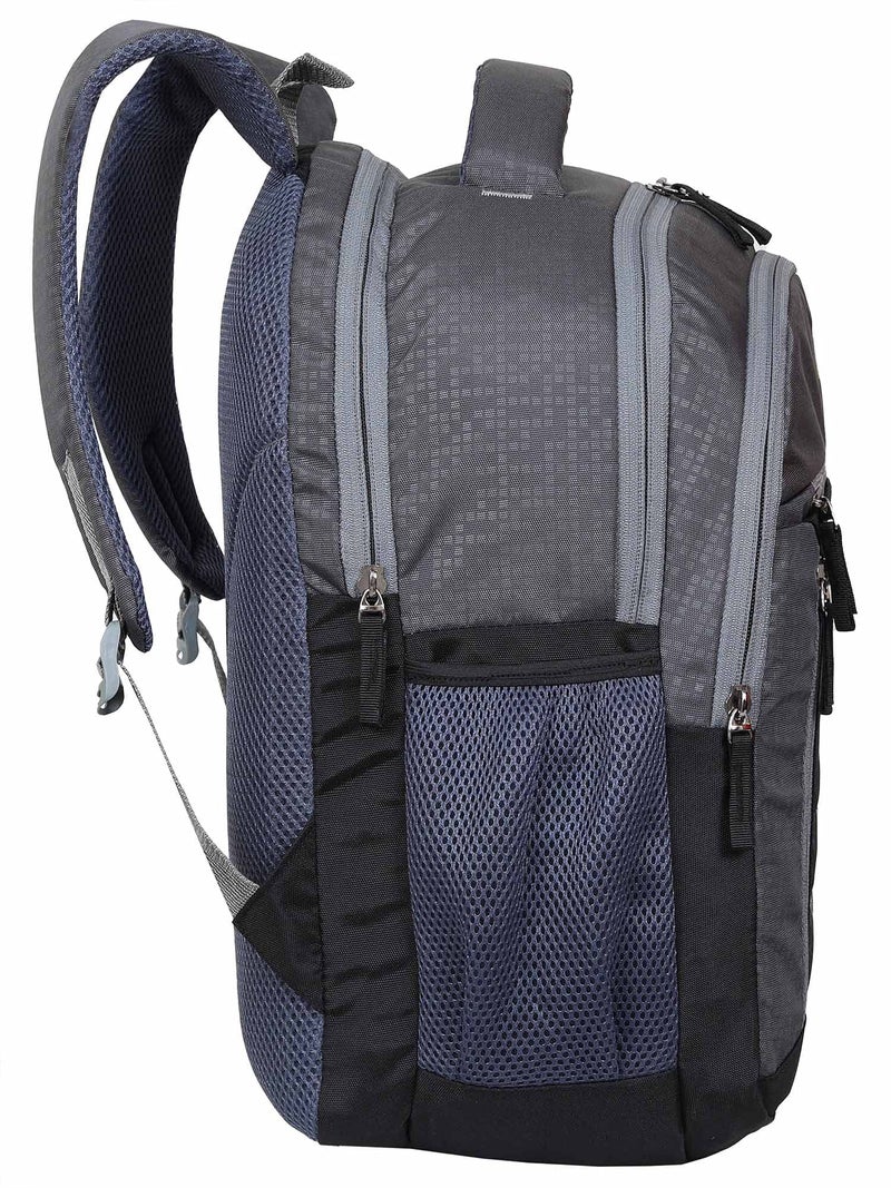 Airish, 35 Cm Laptop Backpack 35 Ltrs Large School Bag / Travel Bagpack Collage Bag (Grey), M (ARU-204) - Image 3