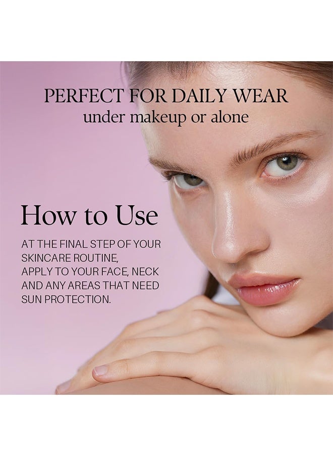 دي'ألبا d'alba Piedmont Italian White Truffle Waterfull Tone-up Sunscreen, العناية بالبشرة النباتية, مرطب ملون مع SPF 50+ PA+++, واقي شمسي لامع, استخدام لطيف وآمن لجميع أنواع البشرة - Image 5