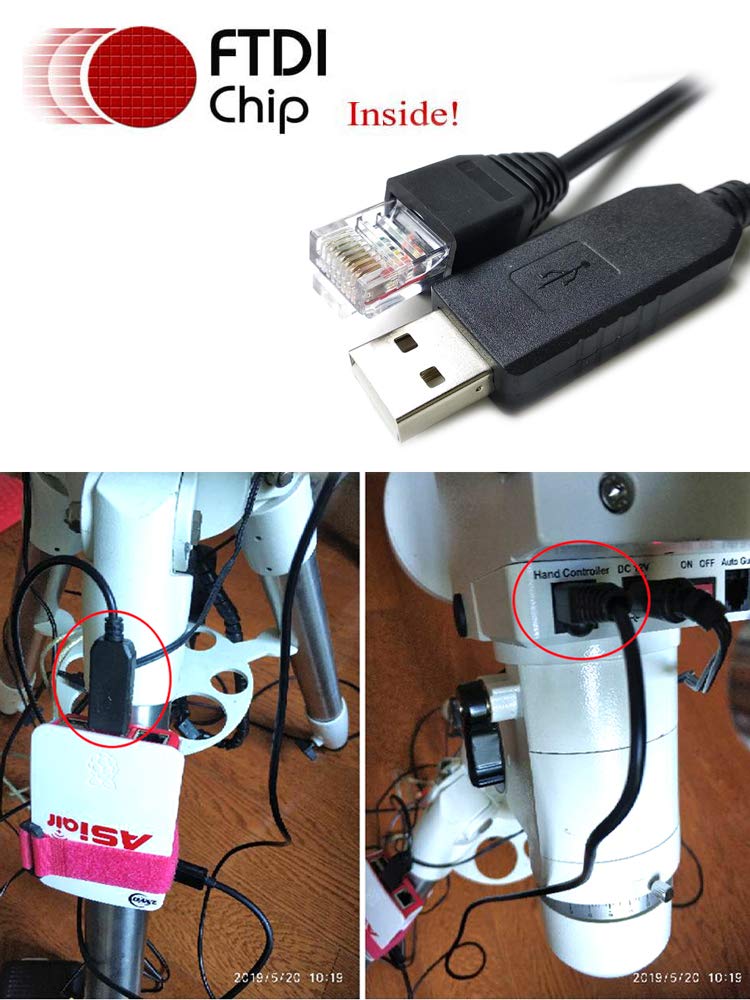 Suamdoen EQMOD skywatcher goto Control Telescope for Replacing Hand Control with ASCOM for HEQ5pro AZEQ5 AZEQ6 EQ6-R - Image 4
