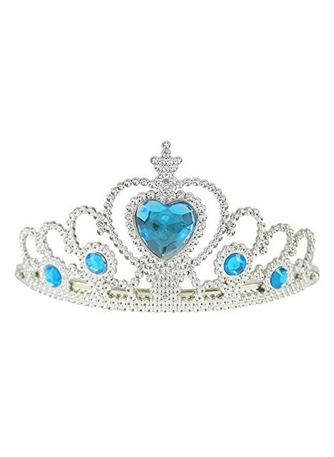 فانسي دريسويل مجموعة FancyDressWale Princess Silk Wands Tiaras and Crowns للفتيات من Gem Wand Gold Set باللون الأزرق  - Image 4