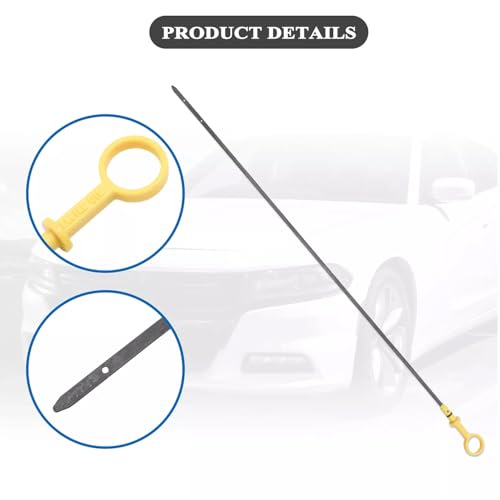 E-Vniko Engine Oil Dipstick Compatible with Suzuki Grand Vitara 2000-2017 Replacement Accessories Engine Oil Level Gauge Indicator Dipstick 16910-80A00 559mm Steel - Image 4