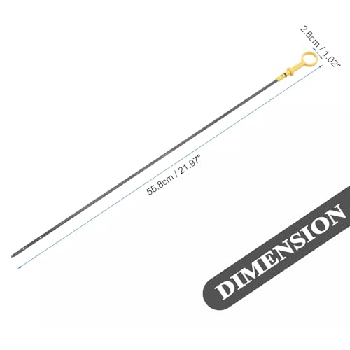 E-Vniko Engine Oil Dipstick Compatible with Suzuki Grand Vitara 2000-2017 Replacement Accessories Engine Oil Level Gauge Indicator Dipstick 16910-80A00 559mm Steel - Image 5