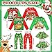 Newcotte 8 Pieces Christmas Accessories Clothes Doll Costume Santa Gingerbread Snowflake Christmas Tree Doll Clothes Holiday Outfits for Christmas Party DecorationsSanta - Image 4