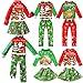 Newcotte 8 Pieces Christmas Accessories Clothes Doll Costume Santa Gingerbread Snowflake Christmas Tree Doll Clothes Holiday Outfits for Christmas Party DecorationsSanta - Image 2