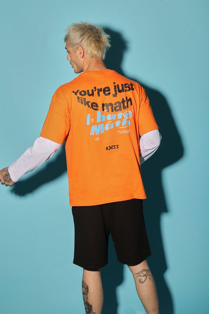 بونكرس كُرنر You Are Just Like Maths Oversized T-shirt - Image 1