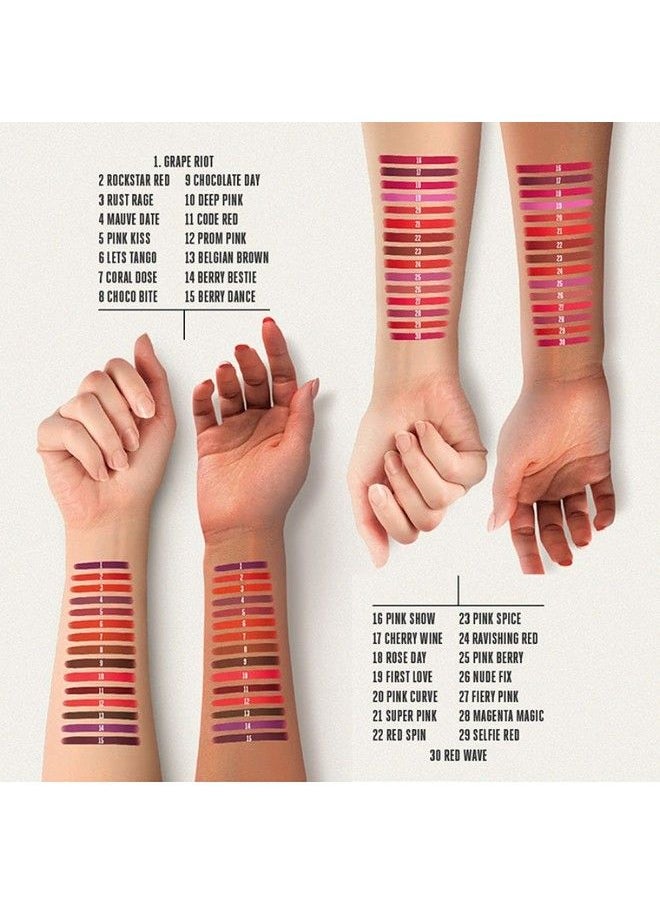 Elle18 - Color Pop Matte Lip Color R33 Code Red 4.3 G - Image 1