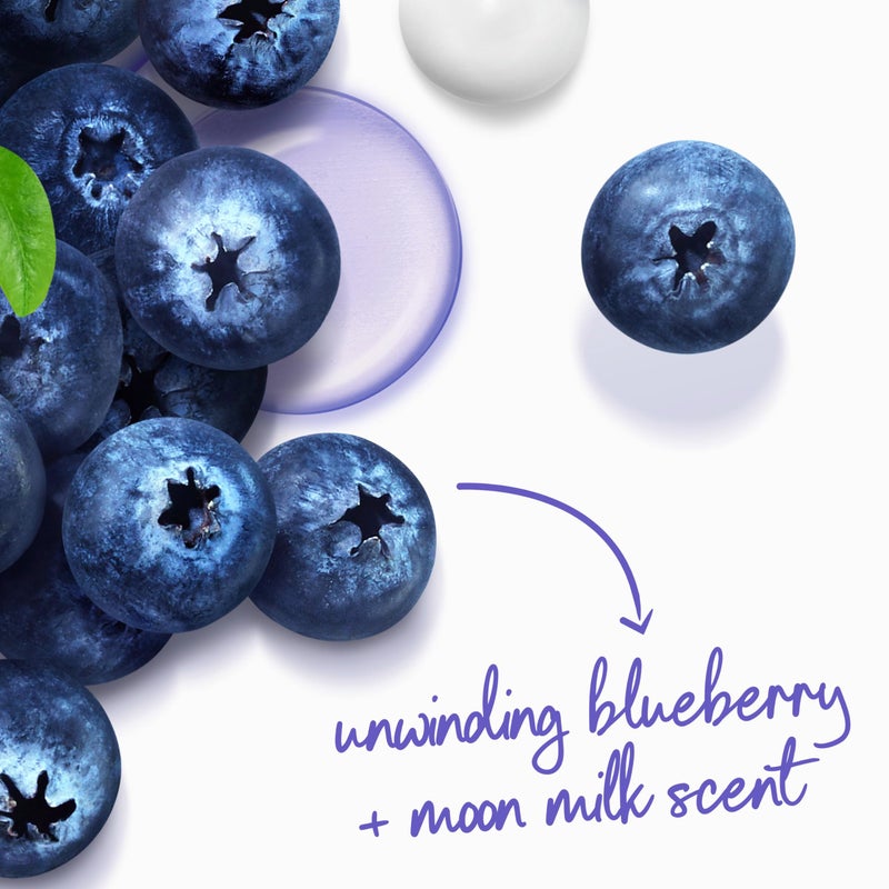 Dove غسول الجسم دوف للاسترخاء بالتوت الأزرق وحليب القمر لترطيب البشرة لمدة 24 ساعة - منظف بشرة مرطب بدون كبريتات وبدون بارابين 30.6 أونصة - Image 3