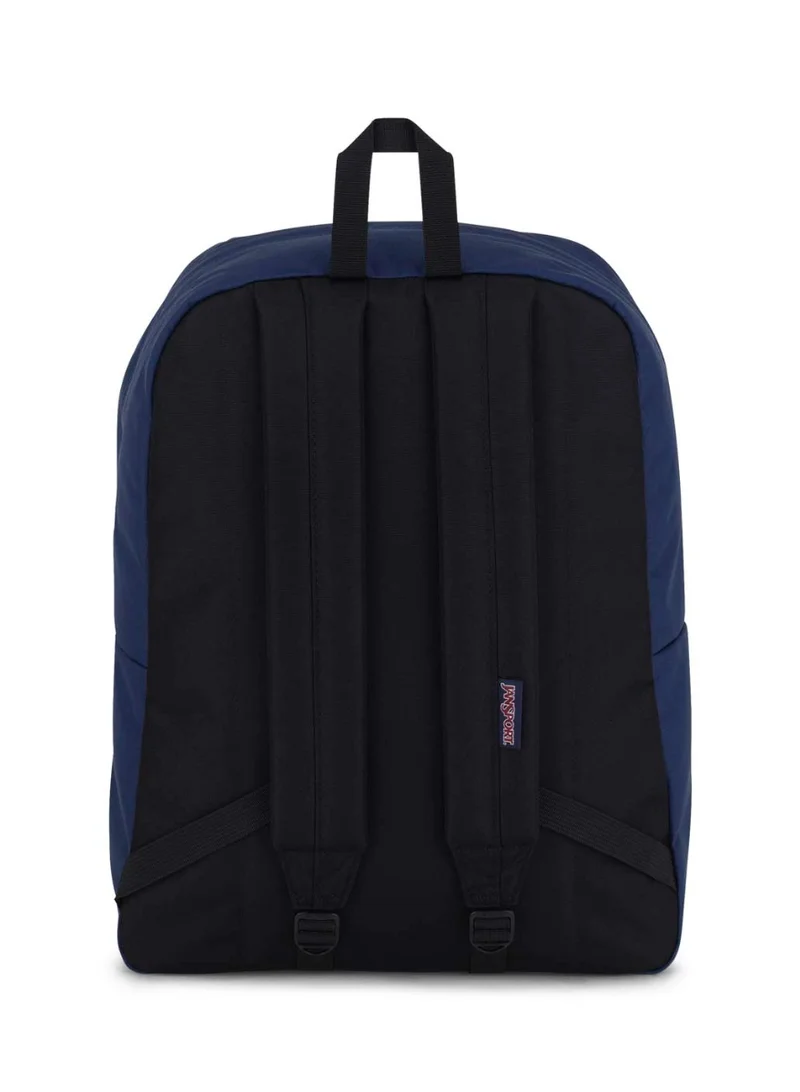 Jansport SuperBreak One Backpack With Padded Shoulders, Water Bottle Pocket, 26L, 0.35 kg - Navy