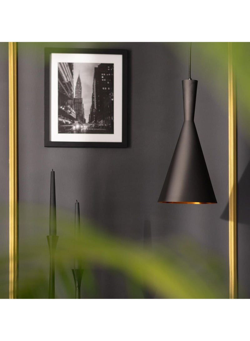 Pendant Light Shades Contemporary Pendant Ceiling Light Black Metal Ceiling Lighting E27 base  ( Bulb not included )  - Image 2