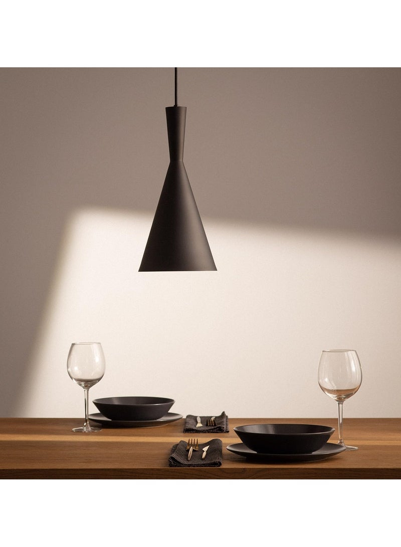 Pendant Light Shades Contemporary Pendant Ceiling Light Black Metal Ceiling Lighting E27 base  ( Bulb not included )  - Image 3