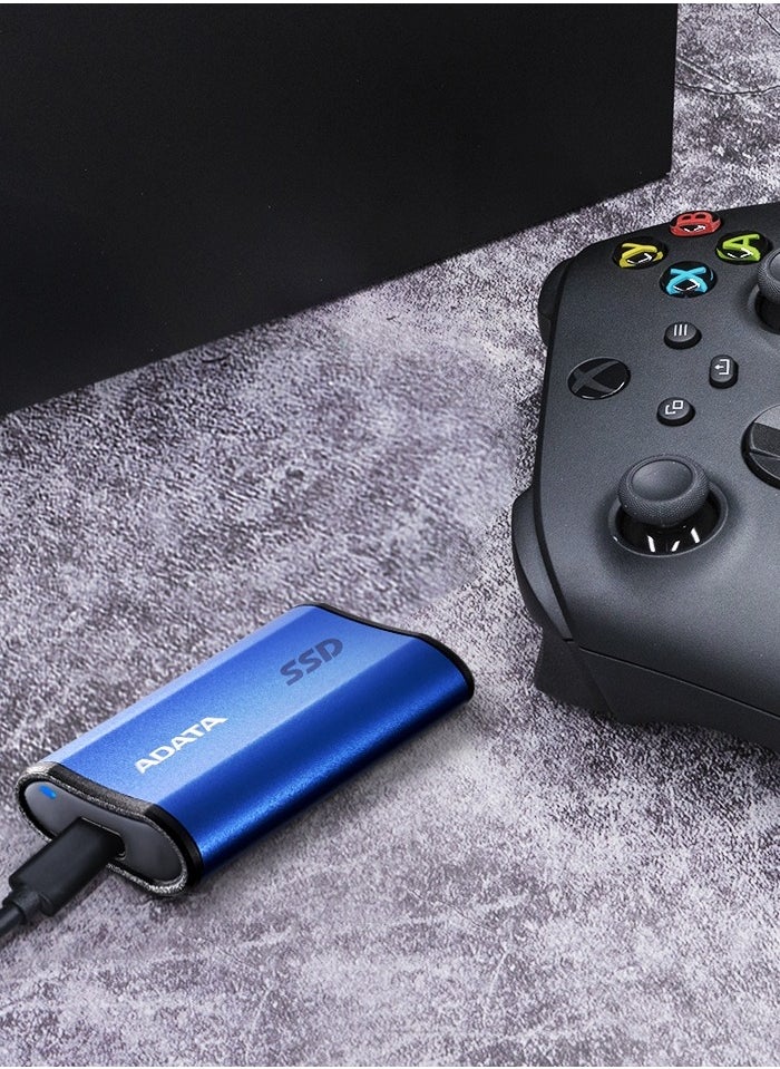 ADATA - SE880 1TB External SSD | Portable Ultra Fast Solid State Drive Compatible with PS5 XBOX | Blue - Image 1