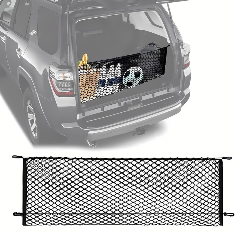 Envelope Style Automotive Elastic Trunk Mesh Cargo Net Accessories Compatible with Subaru Impreza 2018 2024 2025 Crosstrek Premium Trunk Organizers and Storage Luggage Nets for Vehicles