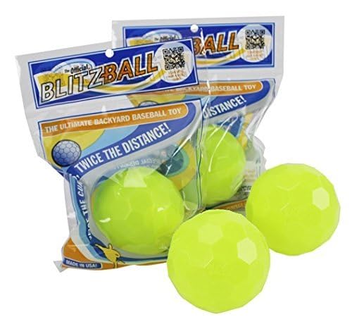 BLITZBALL Plastic Baseball (4 Pack - Official Brand) - Made in USA - Image 2