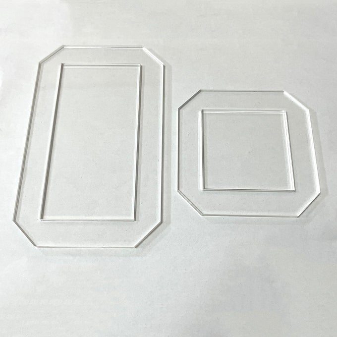 2 SETS QUILTING TEMPLATES QUILTING SUPPLIES SEWING TEMPLATES QUILTING RULERS 5 X 25 RECTANGLE AND 25 SQUARE QUILTING TEMPLATES FOR DIY QUILTING SEWING CRAFTS