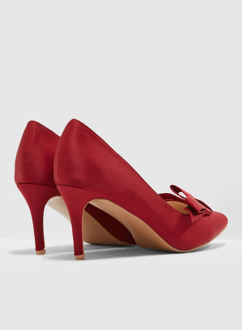 Coco Saddie Bow Pumps