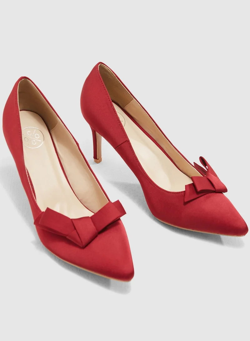 Coco Saddie Bow Pumps