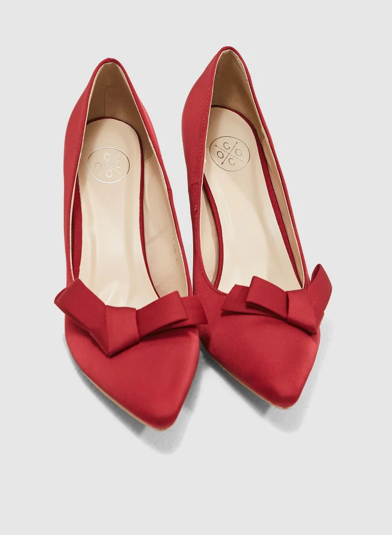 Coco Saddie Bow Pumps