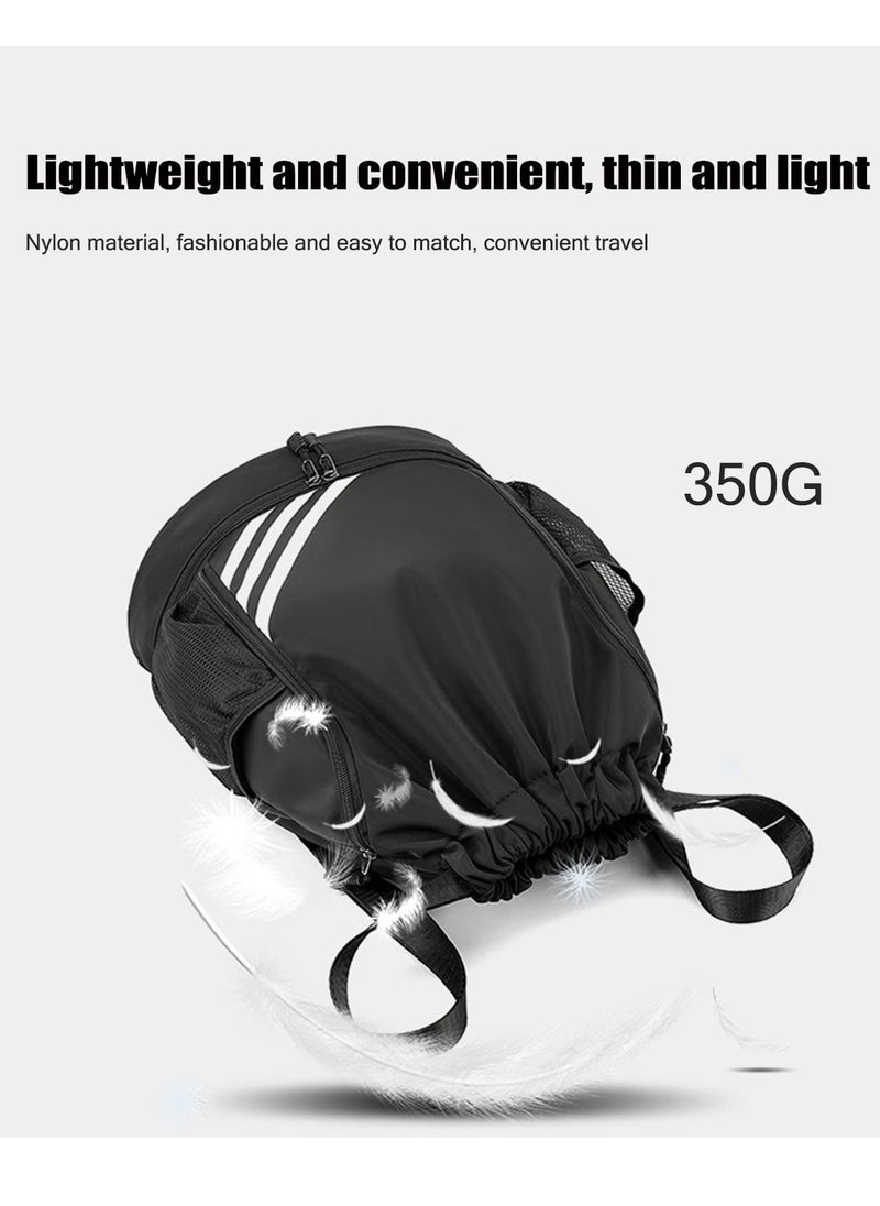 Cuken - Sports Backpacks Large Capacity, Drawstring Gym Bag, Gym, Drawstring Lightweight and Waterproof, Making Your Trip More Convenient (Yellow) - Image 1