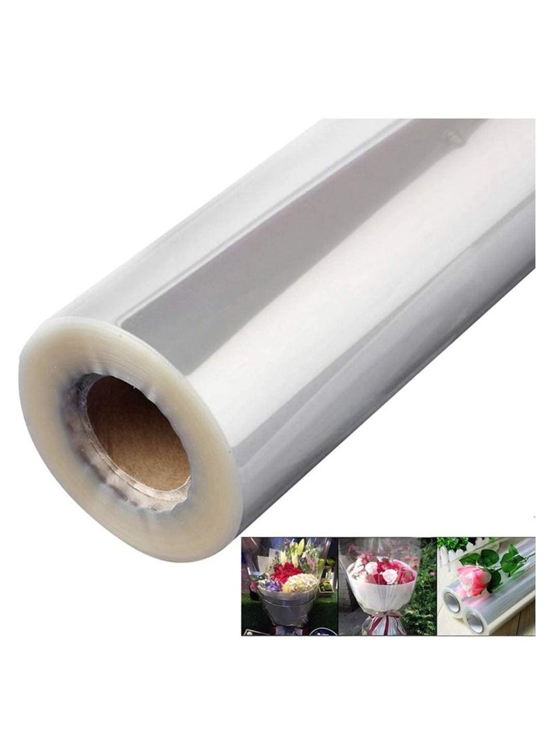 Clear Cellophane Wrap Roll 200m x 100cm Long Thick Cello Roll, Gift Wrapping for Flowers Basket Crafts Treats - Image 3