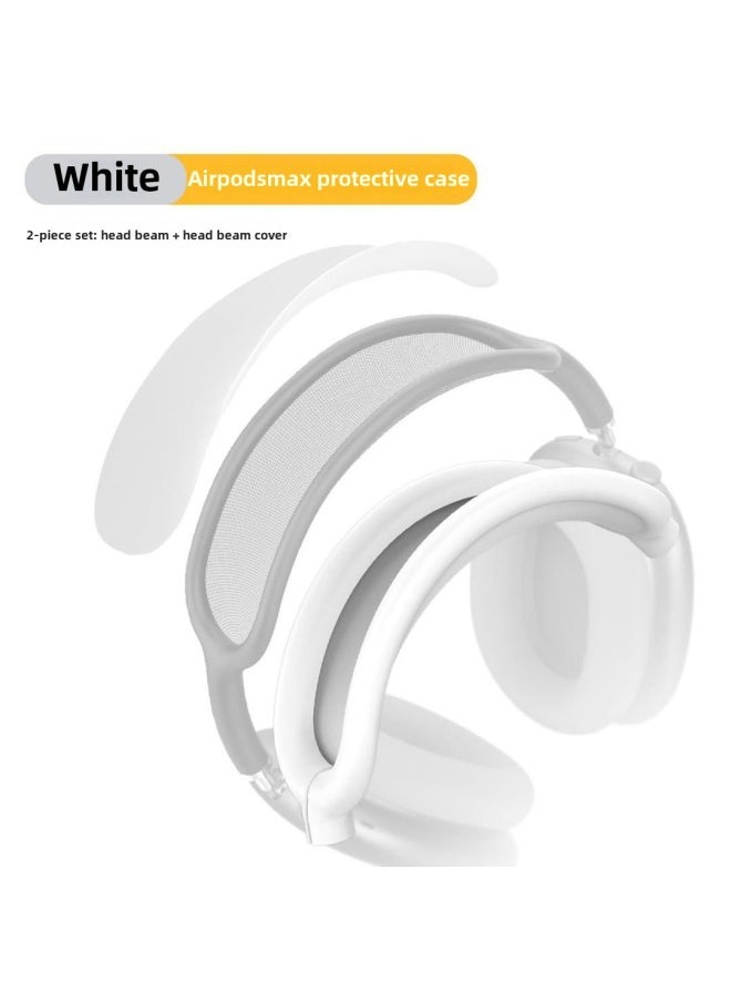 Generic - Apple AirPods Max Headphone Head Beam Protective Set Upper And Lower All-inclusive Protection Anti-deformation And Anti-dirty-Specifications:Pink Headband + Headband Cover (bag) - Image 1