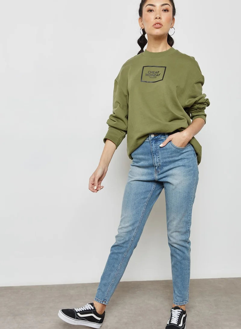 Cheap Monday Donna High Waist Skinny Jeans