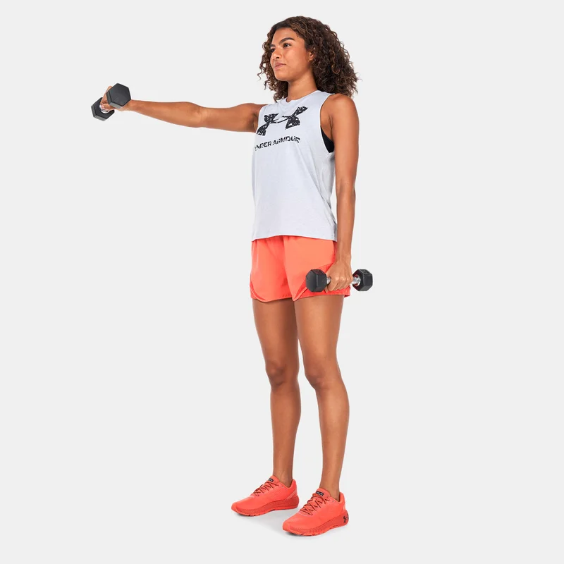 UNDER ARMOUR Grey Women's Sportstyle Tank Top for Women | Best Price UAE