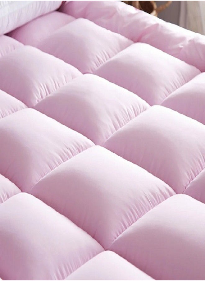 Tiba - Mattress topper Tiba, Pink, 100 * 195 cm - Image 1