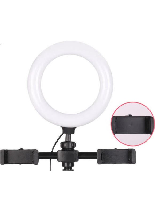 The Good Shepherd Good Shepherd Mobile Phone Stand, Desktop Beauty Fill Light, Dual Camera Positions, Douyin Host Internet Celebrity Equipment Set, Overhead Shooting, Video Recording, Online Course, Food Short Video, Multifunctional Selfie Gadget - Image 1