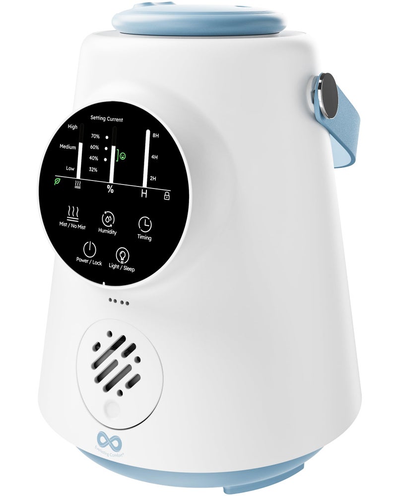 Everlasting Comfort 2.5L Top Fill Humidifier â€“ Upgraded Easy to Clean 20HR Runtime Cool Mist Air Moisturizer for Bedroom, Home, Nursery & Large Room, Whisper-Quiet Soothing Hydration for Baby & Kids - Image 1