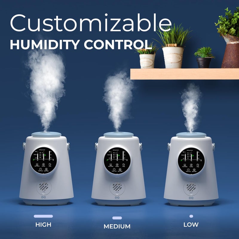 Everlasting Comfort 2.5L Top Fill Humidifier â€“ Upgraded Easy to Clean 20HR Runtime Cool Mist Air Moisturizer for Bedroom, Home, Nursery & Large Room, Whisper-Quiet Soothing Hydration for Baby & Kids - Image 2
