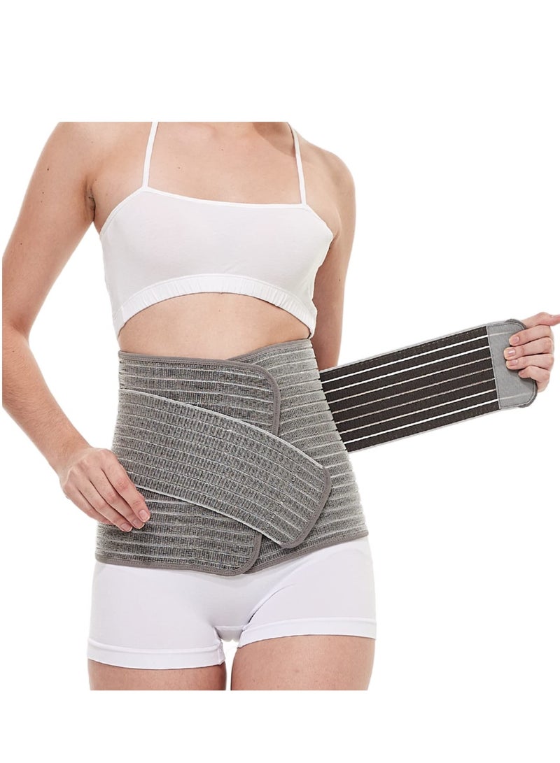 Postpartum Belly Band - Adjustable Postnatal Girdle for C-Section Recovery, Abdominal Support & Back Pain Relief - Eco-Friendly Bamboo Charcoal Fiber, Size L - Image 1
