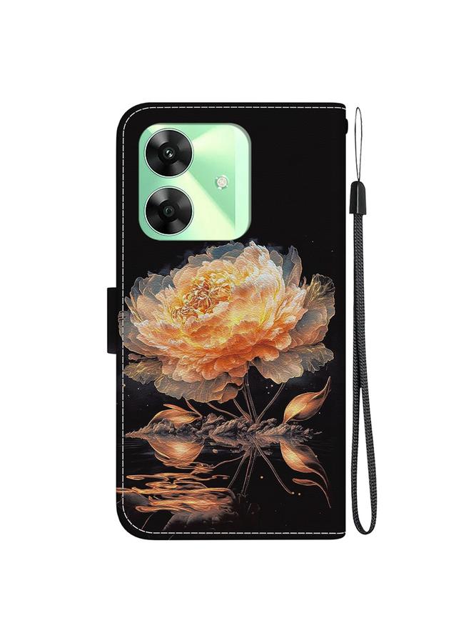 erorex Case For Realme C61 / C63 / Note 60 Crystal Texture Colored Drawing Leather Phone Case - Image 3