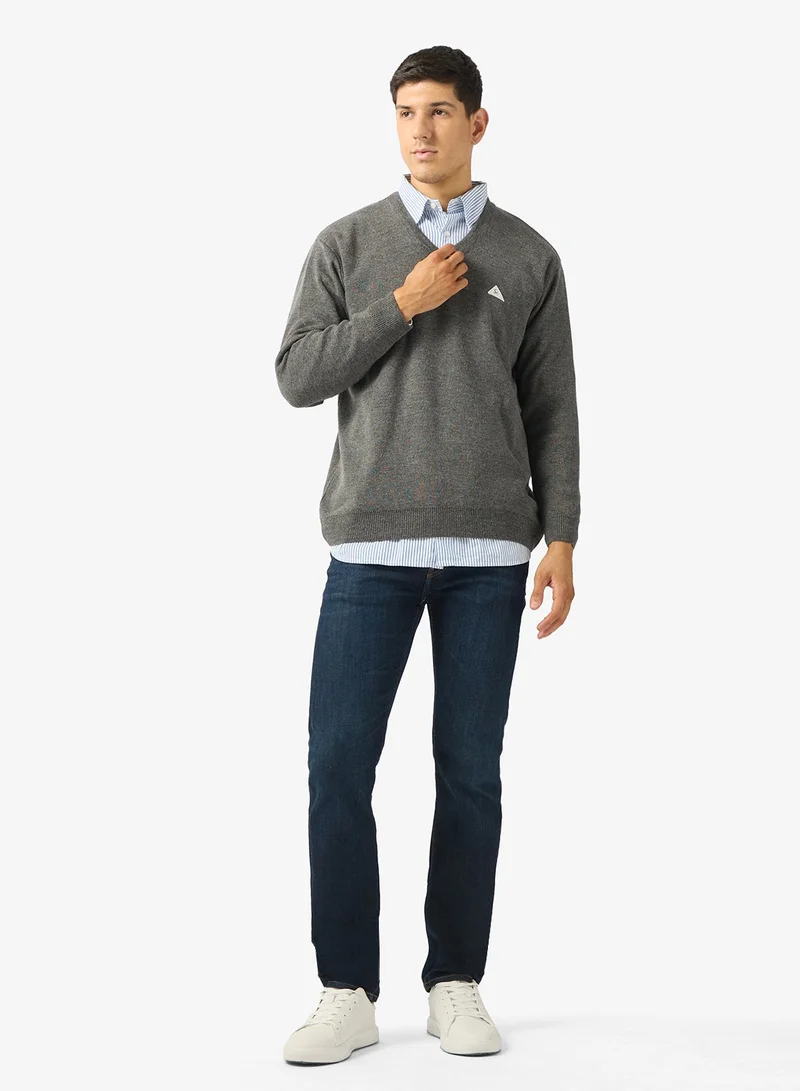 Robert Wood  Casual V Neck Pullover Sweater for Men | Best Price UAE