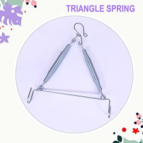 Little Chime Triangle Cradle Spring Set - Silver - Image 2