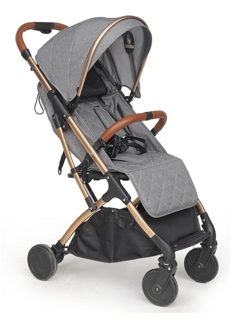 Bebesitos - Chic Travel Baby Stroller Light Aluminum Frame One Second Folding With Hand Trolley Ideal For Airplane Cabin - Image 1