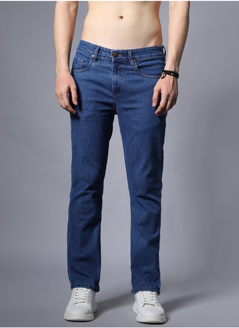 HIGH STAR - Bootcut Heavy Fade Acid Wash Jeans for Men - Image 1